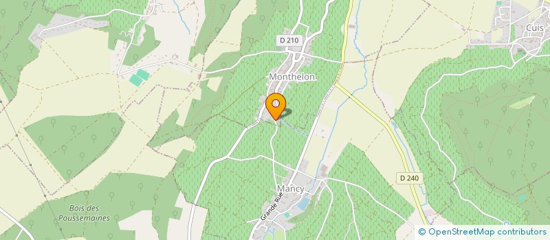 localisation de l'entreprise CHAMPAGNE SYLVAIN PIENNE  MONTHELON