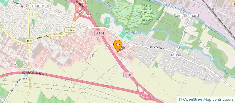 localisation de l'entreprise CHAMPAGNE THIENOT HOSPITALITY  REIMS