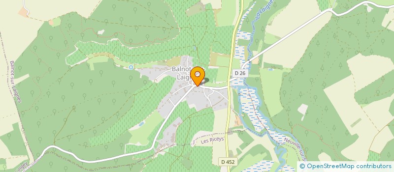 localisation de l'entreprise CHAMPAGNE TREUFFET PERE ET FILS à BALNOT-SUR-LAIGNES