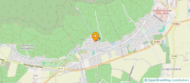 localisation de l'entreprise CHAMPAGNE WIRTH MICHEL  MOUSSY