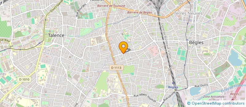 localisation de l'entreprise CHAMPAGNE20 à BEGLES