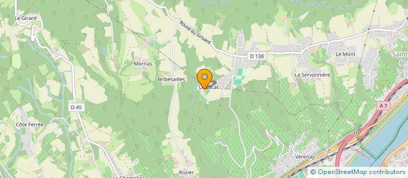 localisation de l'entreprise CHAMPAGNEUX à AMPUIS