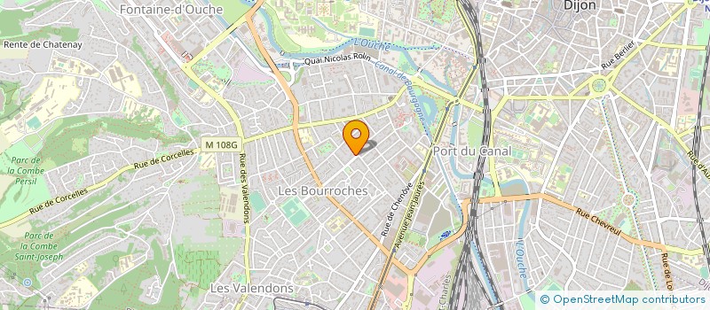 localisation de l'entreprise CHAMPAGNOLE INFORMATIQUE à DIJON