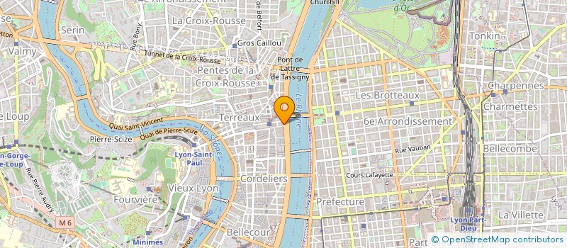 localisation de l'entreprise CHAMPAGNY FINANCES à LYON
