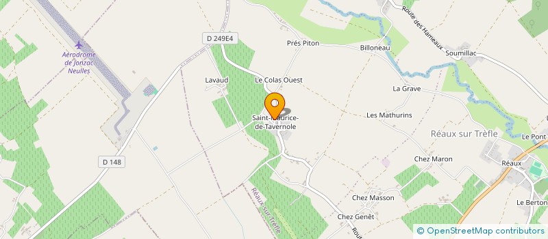 localisation de l'entreprise CHAMPAGYM POUR TOUS à CHAMPAGNAC