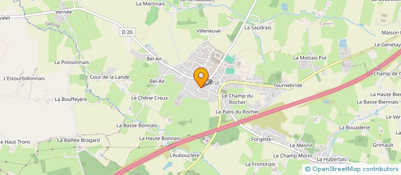 localisation de l'entreprise CHAMPAKEVA  GOSNE