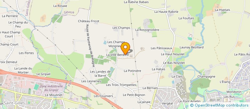 localisation de l'entreprise CHAMPALAUNE à PACE