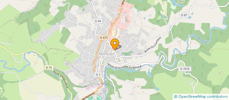 localisation de l'entreprise CHAMPALIMAR  NONTRON