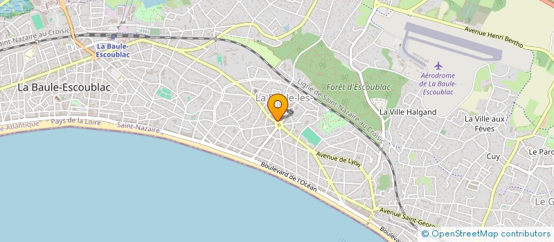 localisation de l'entreprise CHAMPALL  LA BAULE-ESCOUBLAC