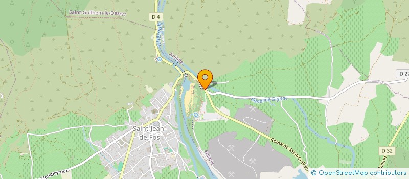 localisation de l'entreprise CHAMPANIANE à ANIANE