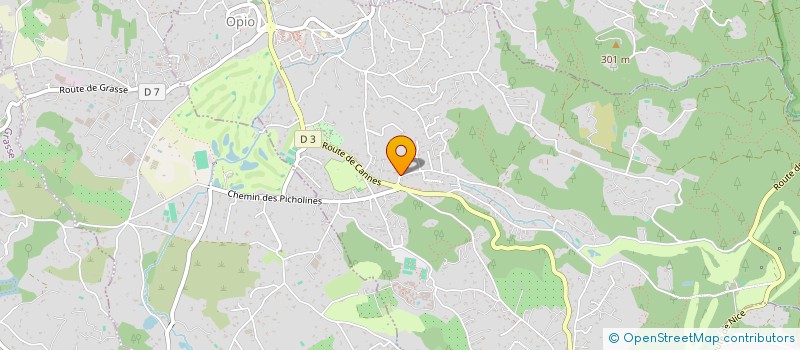 localisation de l'entreprise CHAMPAZUR à LE CANNET