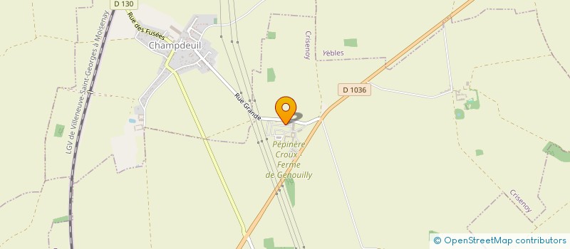 localisation de l'entreprise CHAMPBRIE  CRISENOY