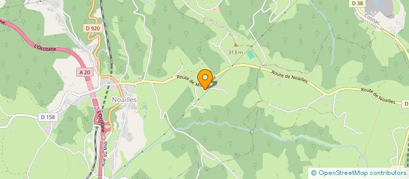 localisation de l'entreprise CHAMPDROUX  NOAILLES