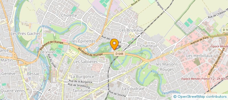localisation de l'entreprise CHAMPEAUD  NIORT