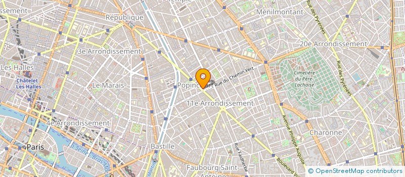 localisation de l'entreprise CHAMPEL  PARIS