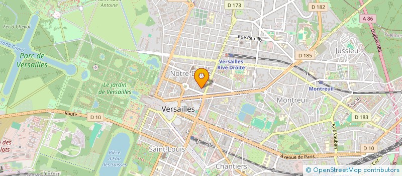 localisation de l'entreprise CHAMPENOIS CAPITAL à VERSAILLES