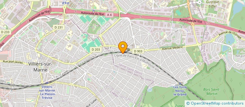 localisation de l'entreprise CHAMPENOIS IMMO à NOISY-LE-GRAND