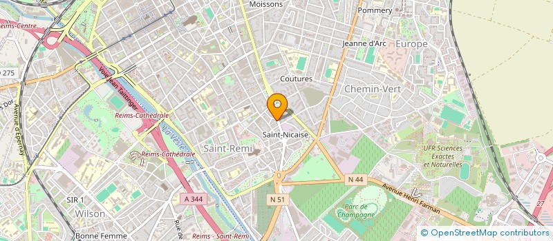 localisation de l'entreprise CHAMPENOISE DE DEPANNAGE MULTISERVICES à REIMS