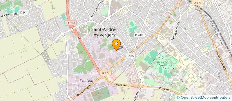 localisation de l'entreprise CHAMPENOISE DE MATERIELS D'EQUIPEMENT à SAINT-ANDRE-LES-VERGERS