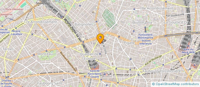 localisation de l'entreprise CHAMPENOISE DU 81 RUE D'AMSTERDAM  PARIS