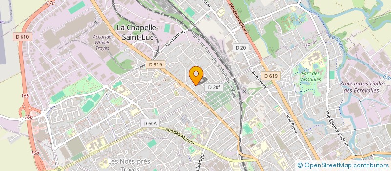 localisation de l'entreprise CHAMPENOISES DES DUNES à LA CHAPELLE-SAINT-LUC