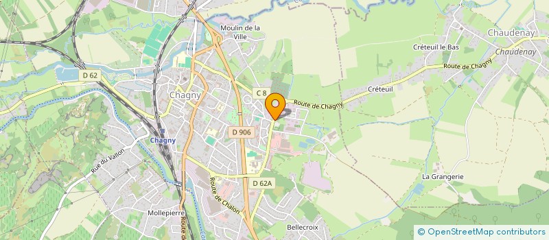 localisation de l'entreprise CHAMPERGER  CHAGNY