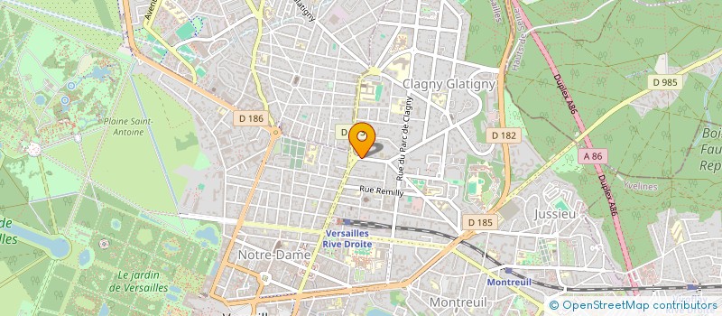 localisation de l'entreprise CHAMPETIER DE RIBES ET MARCELLI à VERSAILLES