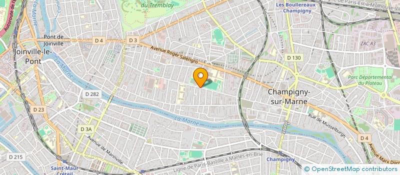 localisation de l'entreprise CHAMPFLEURY à CHAMPIGNY-SUR-MARNE