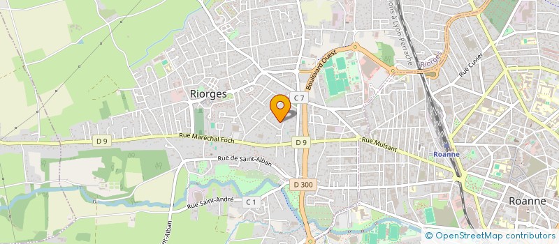 localisation de l'entreprise CHAMPFLEURYM à RIORGES