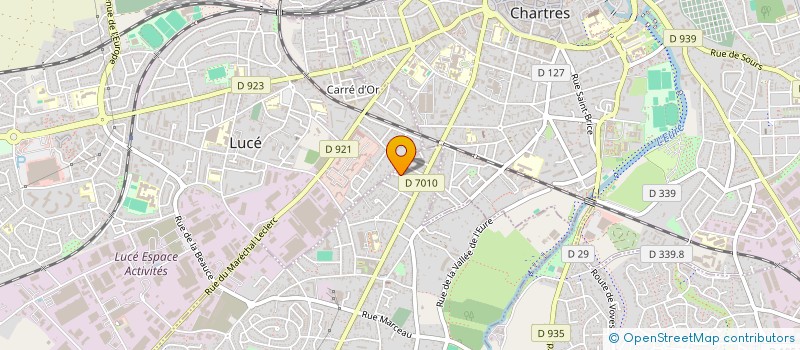 localisation de l'entreprise CHAMPHOL JUDO à LUISANT