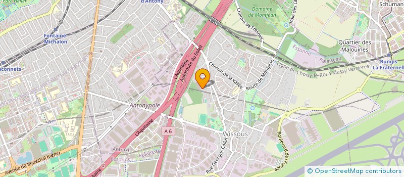 localisation de l'entreprise CHAMPI  WISSOUS