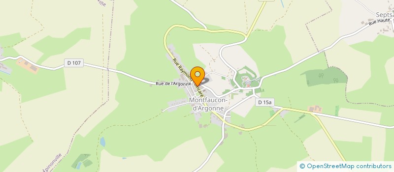 localisation de l'entreprise CHAMPI ARGONNE à MONTFAUCON-D'ARGONNE