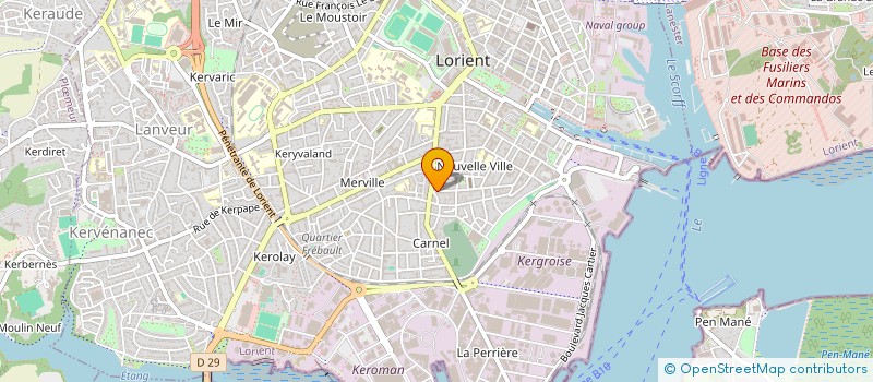 localisation de l'entreprise CHAMPI BREIZH à LORIENT