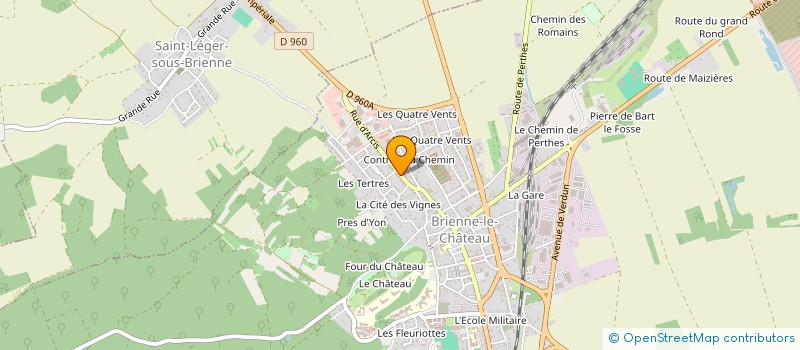 localisation de l'entreprise CHAMPI CHARPENTE à BRIENNE-LE-CHATEAU