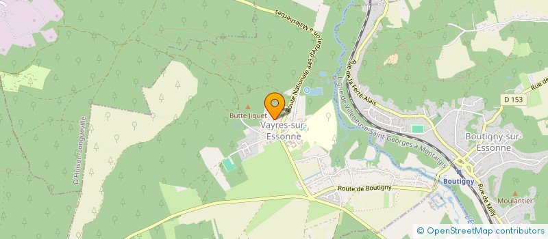 localisation de l'entreprise CHAMPI & COMPAGNIE  VAYRES-SUR-ESSONNE