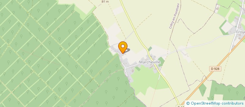 localisation de l'entreprise CHAMPI'CRECY  CRECY-EN-PONTHIEU