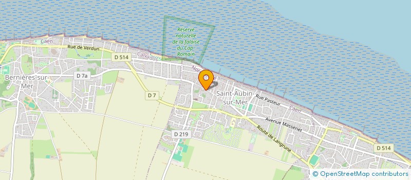 localisation de l'entreprise CHAMPI LAB  SAINT-AUBIN-SUR-MER