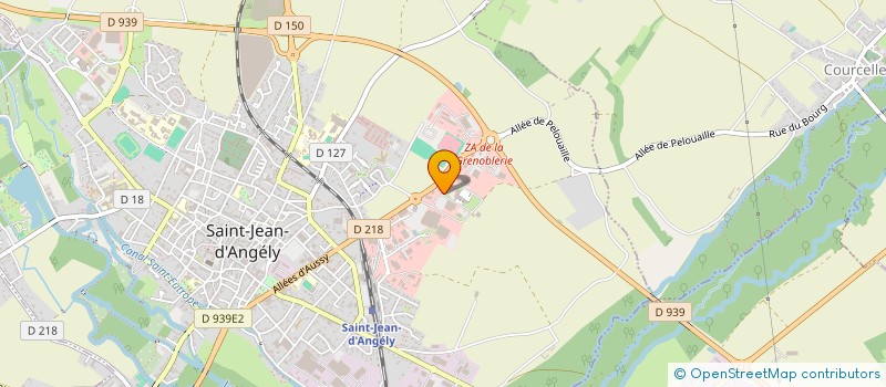 localisation de l'entreprise CHAMPI/SERVICES  SAINT-JEAN-D'ANGELY