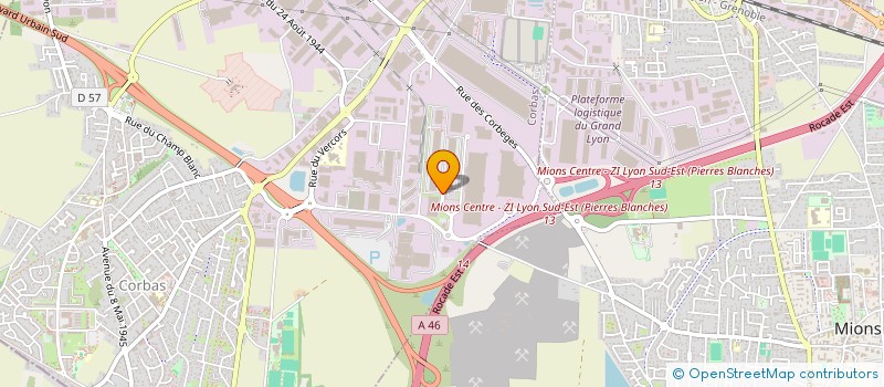 localisation de l'entreprise CHAMPI TOMM à CORBAS