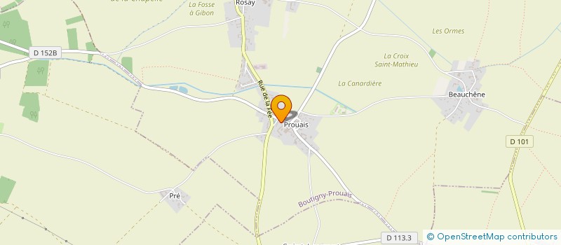 localisation de l'entreprise CHAMPI28 à BOUTIGNY-PROUAIS
