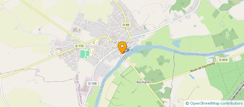 localisation de l'entreprise CHAMPIGNE  LES HAUTS-D'ANJOU