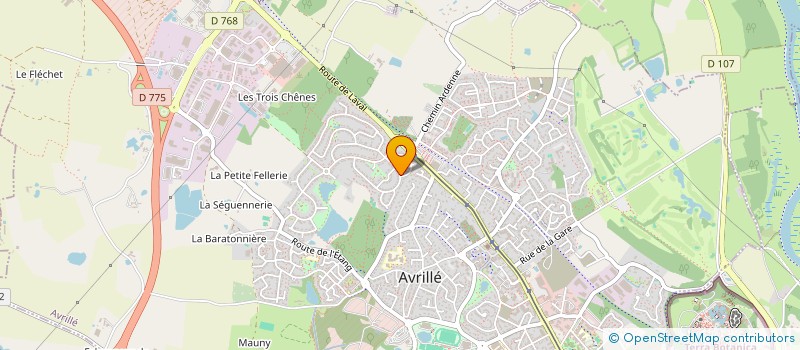 localisation de l'entreprise CHAMPIGNE à AVRILLE