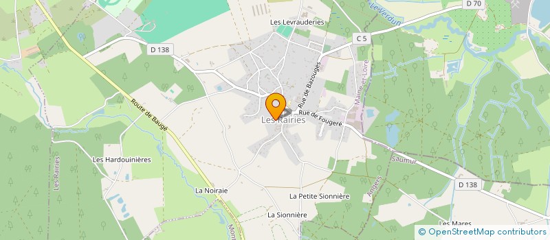 localisation de l'entreprise CHAMPIGNON BOIS TERMITE ISOLATION  LES RAIRIES