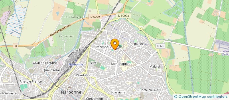 localisation de l'entreprise CHAMPIGNY à NARBONNE