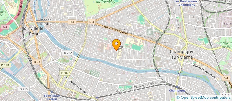 localisation de l'entreprise CHAMPIGNY FERMETURES à CHAMPIGNY-SUR-MARNE