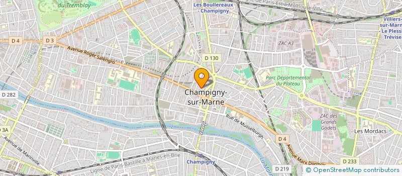 localisation de l'entreprise CHAMPIGNY LMNP  CHAMPIGNY-SUR-MARNE