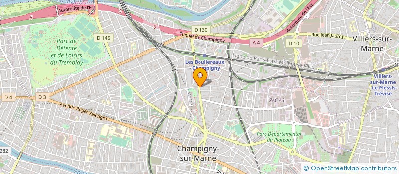 localisation de l'entreprise CHAMPIGNY SERVICE à CHAMPIGNY-SUR-MARNE