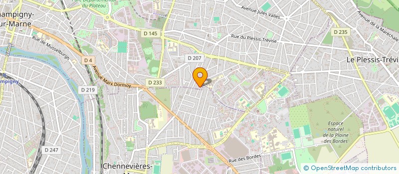 localisation de l'entreprise CHAMPIGNY SUR MARNE ECHECS  CHAMPIGNY-SUR-MARNE