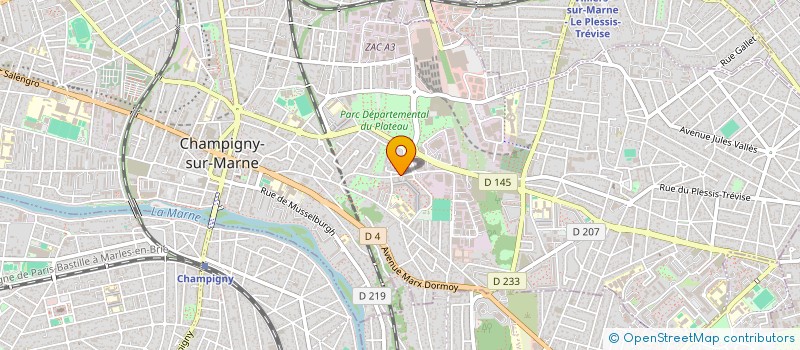 localisation de l'entreprise CHAMPIGNY VIANDE à CHAMPIGNY-SUR-MARNE