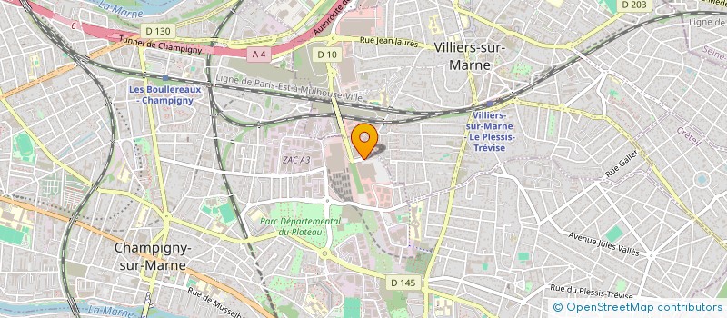 localisation de l'entreprise CHAMPIMARNE à CHAMPIGNY-SUR-MARNE